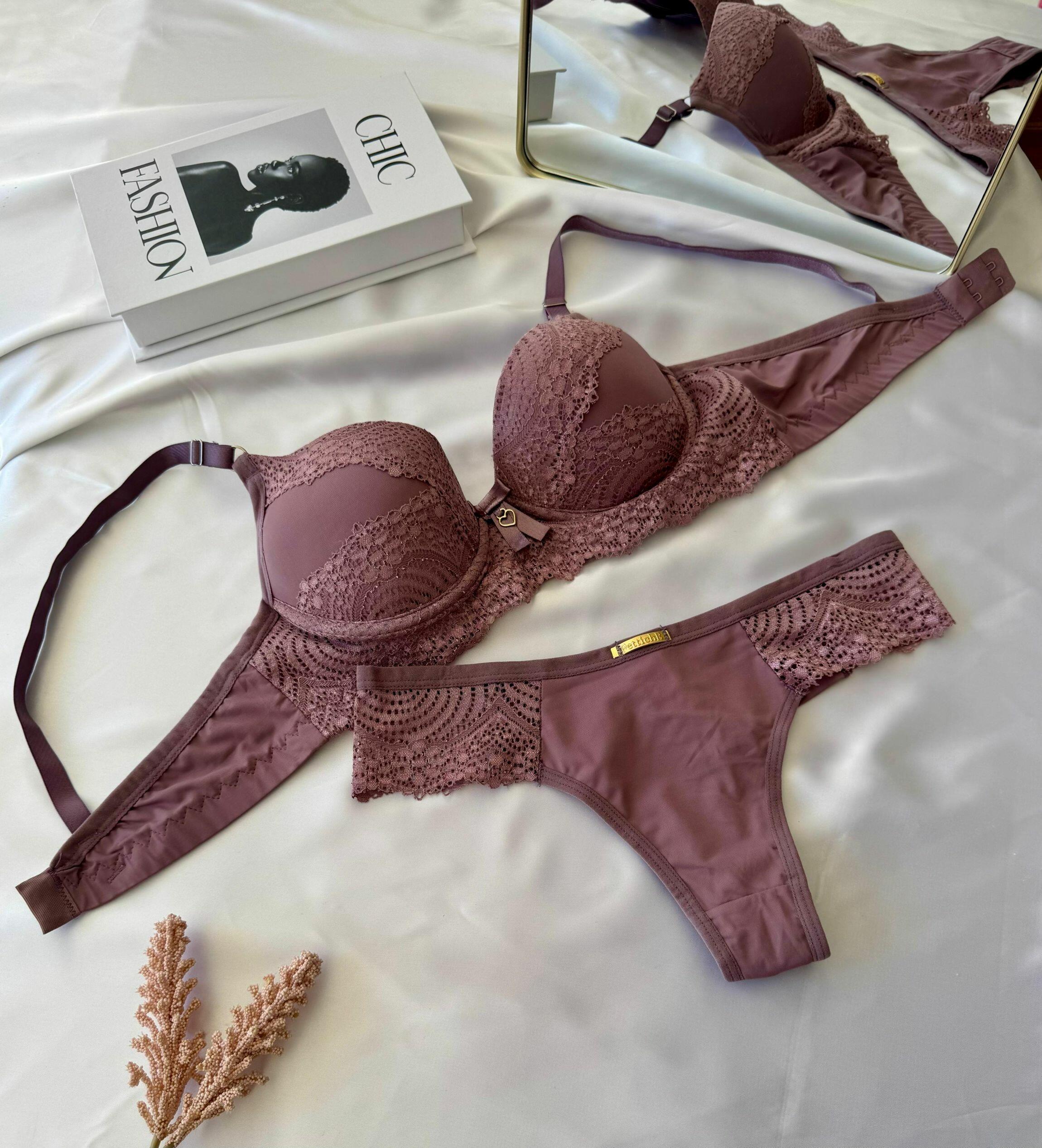 CONJUNTO WERIKA FIO DUPLO MICROFIBRA/RENDA - Imagem 4