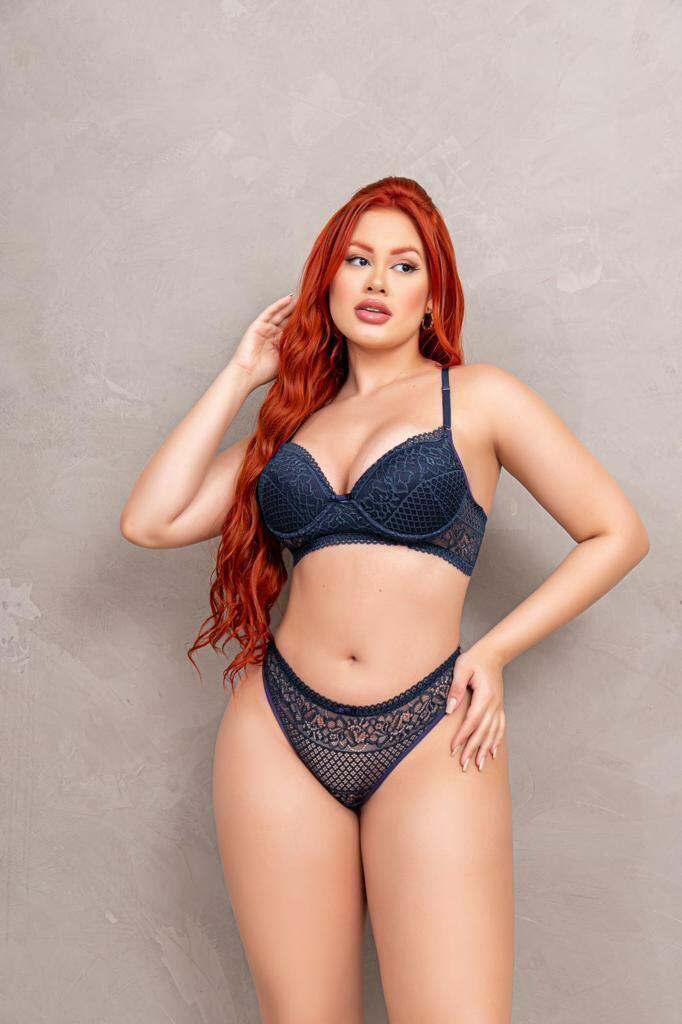CONJUNTO ZORAIDE TANGA LUXO (RENDADO) - Imagem 2