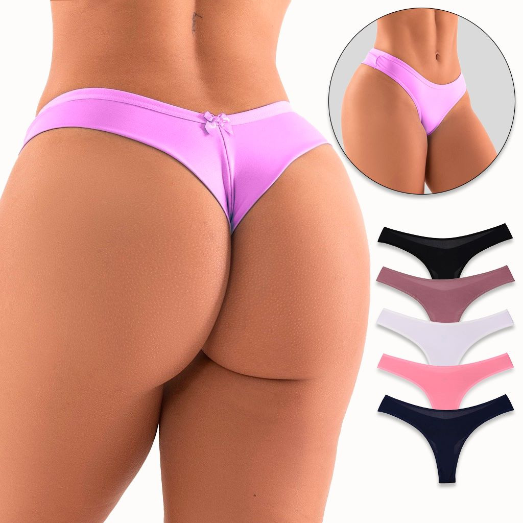 Calcinha Fio duplo Confort Empina Bumbum