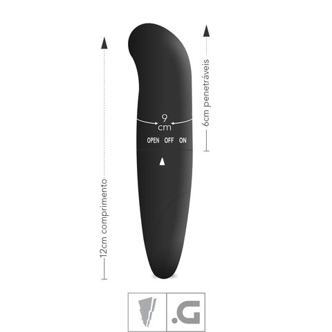 VIBRADOR PONTO G LINHA COLOR SI - PRETO - Imagem 2