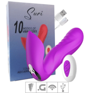 VIBRADOR PONTO G COM IMPULSO SURI SI - MAGENTA