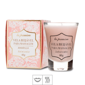 VELA BEIJÁVEL LA PASSION 40G - AMARULA