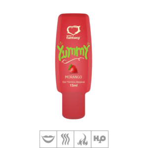 GEL COMESTÍVEL YUMMY HOT 15ML - MORANGO