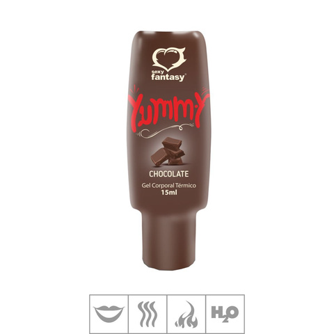 GEL COMESTÍVEL YUMMY HOT 15ML - CHOCOLATE